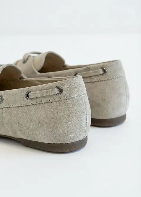 Mocassini con lacci, bonprix