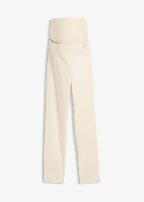 Pantaloni pr&eacute;maman elasticizzati a gamba affusolata, bonprix