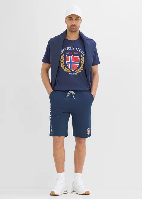 Shorts in felpa di puro cotone biologico, bonprix