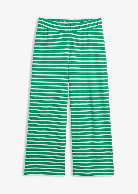 Pantaloni in felpa di cotone operato, bonprix