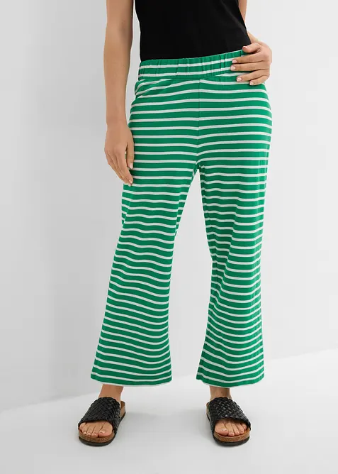 Pantaloni in felpa di cotone operato, bonprix