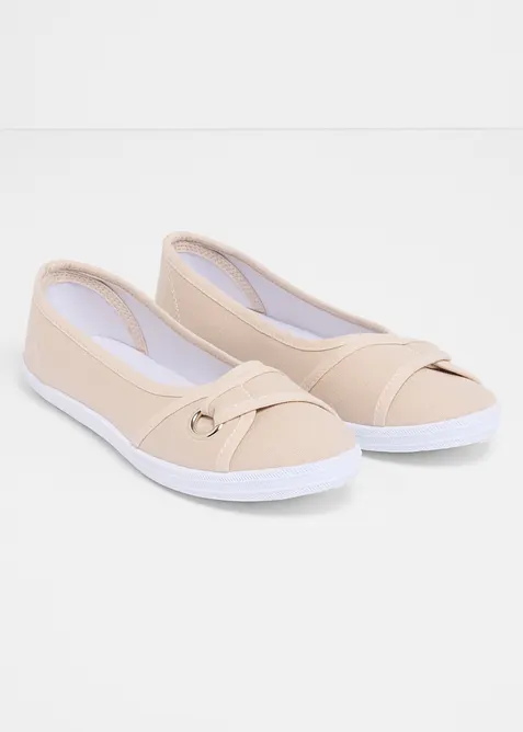 Ballerine in tela di cotone, bonprix