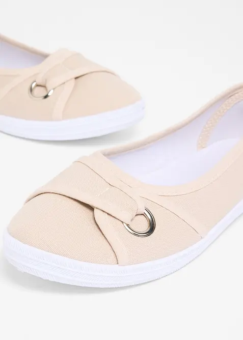 Ballerine in tela di cotone, bonprix