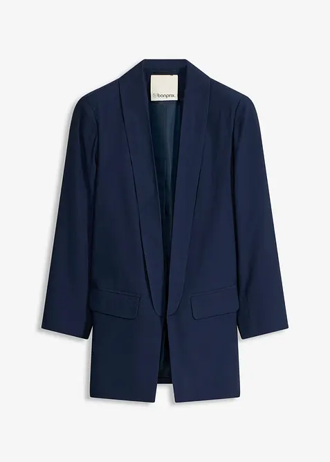 Blazer lungo in misto viscosa, bonprix