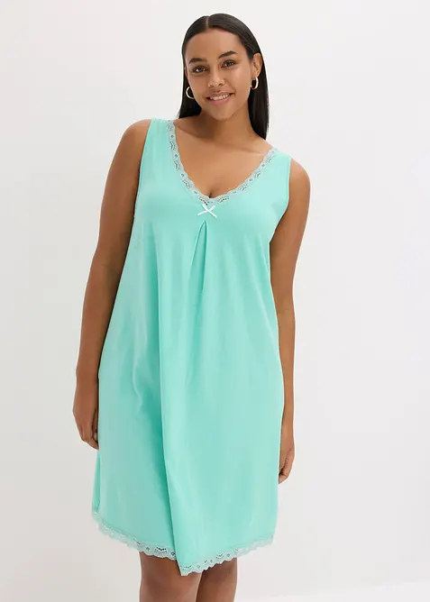 Camicia da notte corta in misto viscosa morbido, bonprix