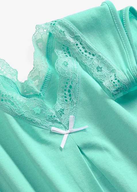 Camicia da notte corta in misto viscosa morbido, bonprix