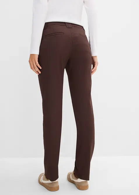 Pantaloni chino elasticizzati in misto cotone, bonprix