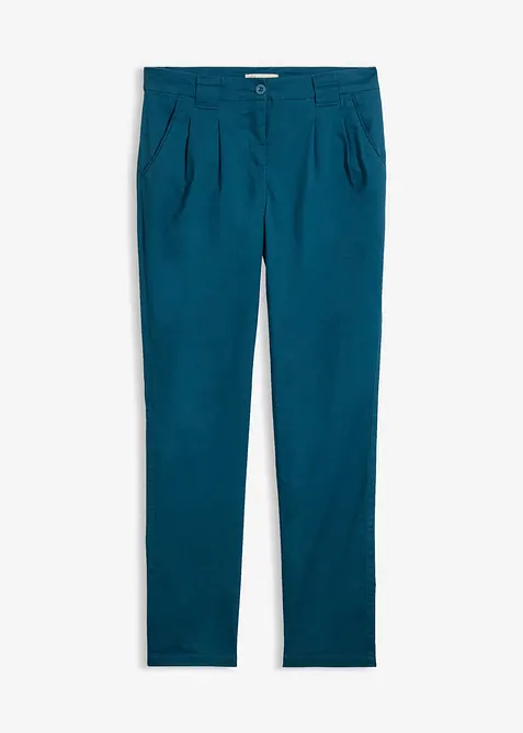 Pantaloni chino in misto cotone elasticizzato, bonprix