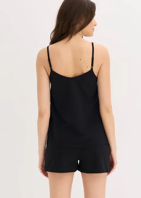 Pigiama estivo con pizzo raffinato, bonprix