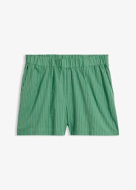 Shorts con elastico in vita in puro cotone biologico, bonprix