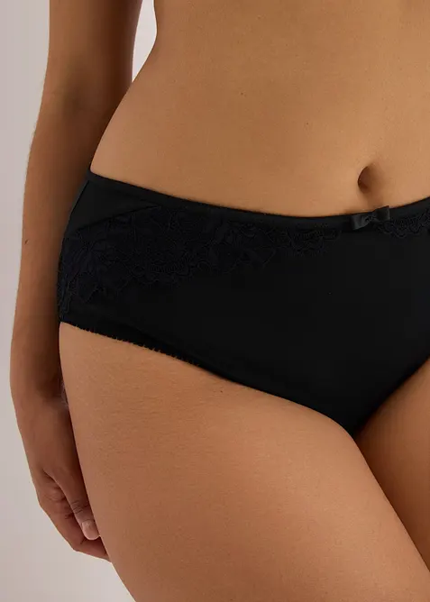 Slip alto con pizzo delicato (pacco da 2), bonprix