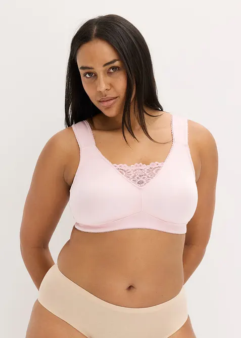Reggiseno contenitivo senza ferretto con spalline imbottite, bonprix