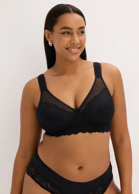 Reggiseno minimizer senza ferretto con spalline imbottite, bonprix