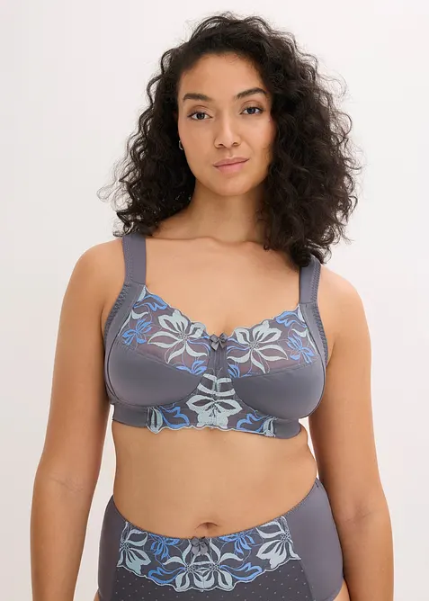 Reggiseno contenitivo senza ferretto con spalline imbottite, bonprix