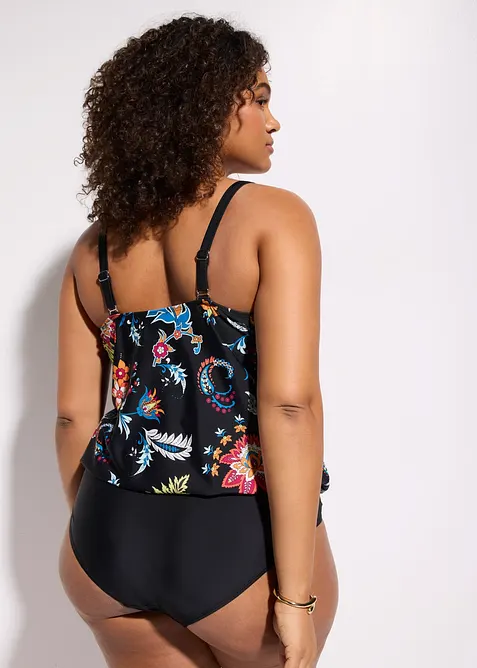 Tankini oversize con spalline regolabili (set 2 pezzi), bonprix