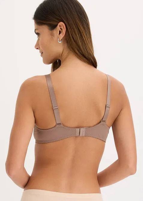 Reggiseno con ferretto e mesh (pacco da 2), bonprix
