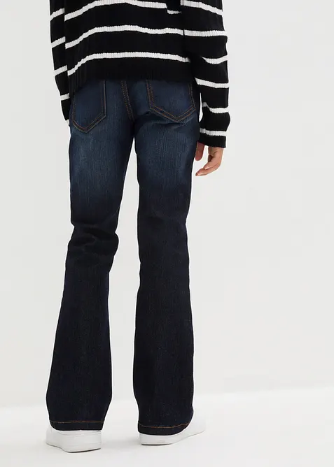 Jeans flared a vita media, bonprix