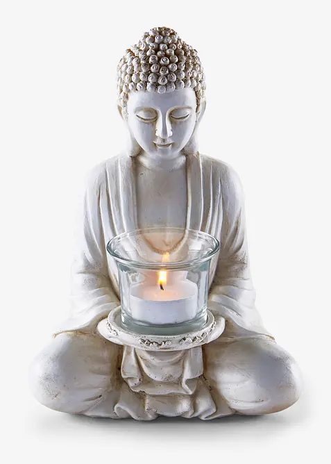 Statuetta di Buddha con portalumino, bonprix