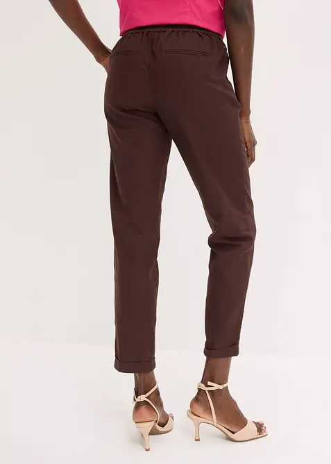 Pantaloni in misto lino, bonprix
