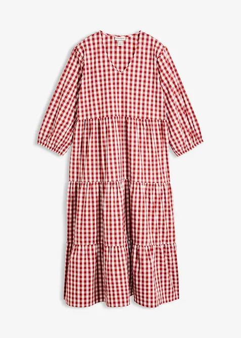 Abito tunica in misto cotone compatto, bonprix