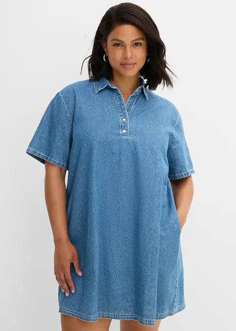 Abito in jeans di cotone biologico, bonprix