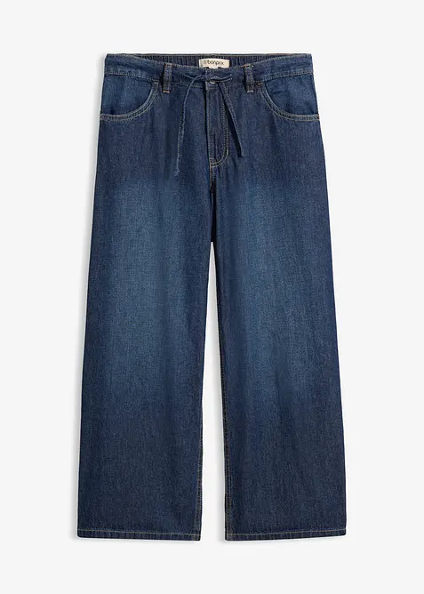 Jeans wide leg cropped, bonprix