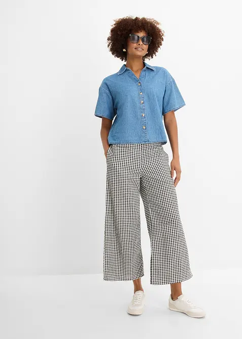 Camicetta in jeans di cotone biologico, bonprix