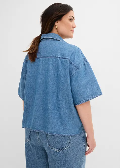 Camicetta in jeans di cotone biologico, bonprix