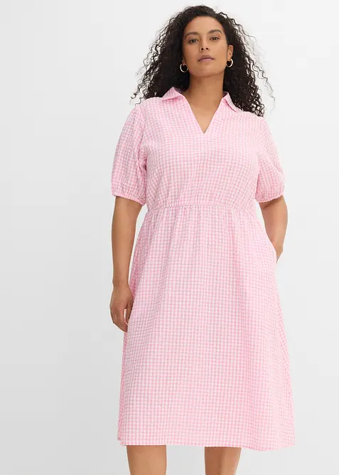 Abito midi in puro cotone, bonprix
