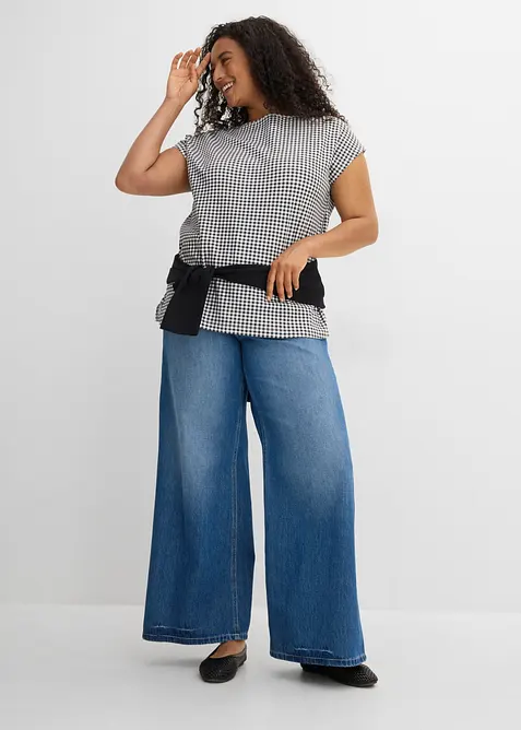 Maxi maglia in puro cotone biologico pesante, bonprix