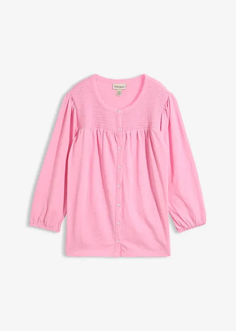Maglia in filato fiammato di puro cotone biologico, bonprix