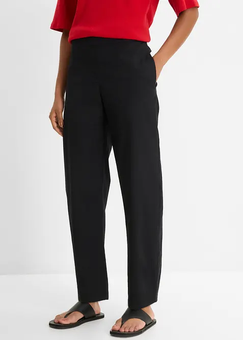 Pantaloni barrel in cotone, bonprix