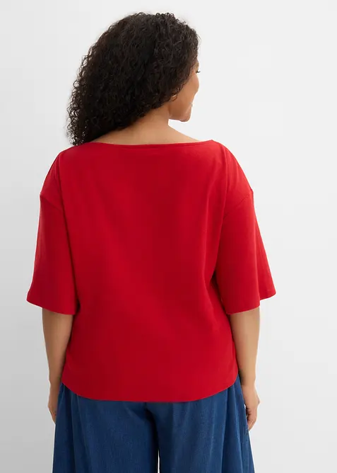 Maglia in cotone biologico effetto waffle, bonprix