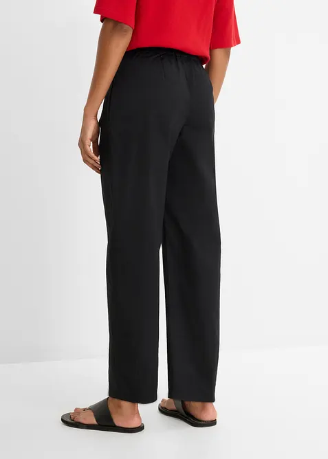 Pantaloni barrel in cotone, bonprix