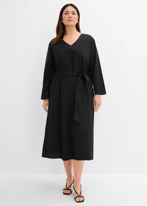 Abito svasato in cotone, bonprix