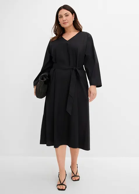 Abito svasato in cotone, bonprix