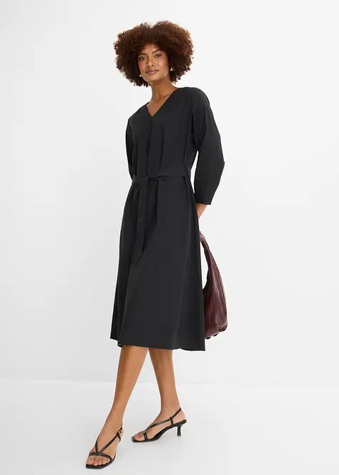 Abito svasato in cotone, bonprix