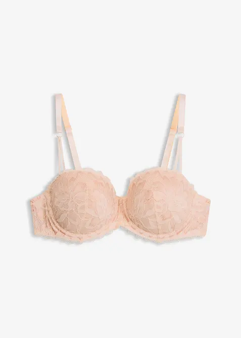 Reggiseno a balconcino in pizzo raffinato, bonprix