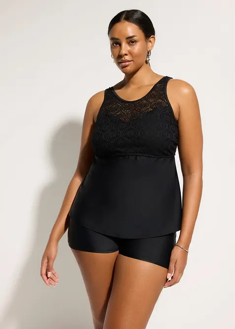 Tankini con pizzo (set 2 pezzi), bonprix