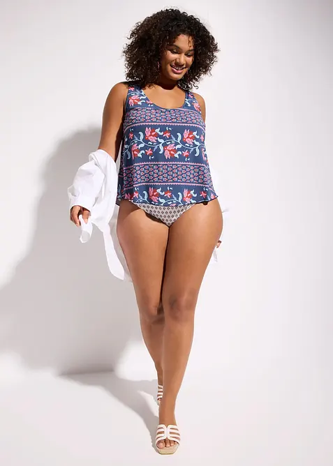 Costume intero effetto tankini, bonprix