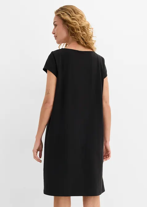 Abito in maglina di misto cotone elasticizzato, bonprix