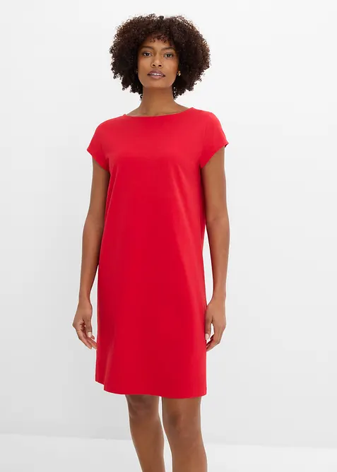 Abito in maglina di misto cotone elasticizzato, bonprix