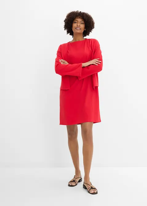 Abito in maglina di misto cotone elasticizzato, bonprix
