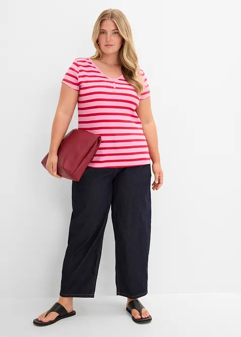 T-shirt in puro cotone biologico (pacco da 2), bonprix