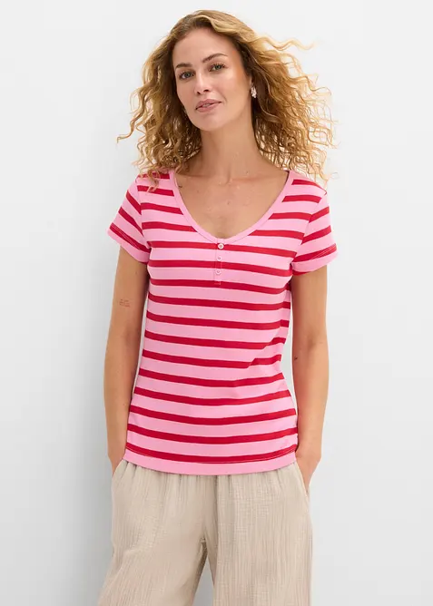 T-shirt in puro cotone biologico (pacco da 2), bonprix