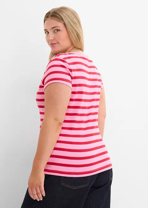 T-shirt in puro cotone biologico (pacco da 2), bonprix