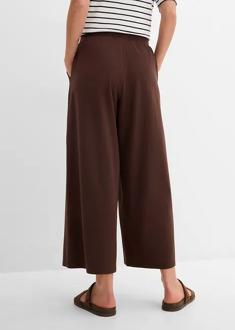 Pantaloni cropped elasticizzati in cotone biologico, bonprix