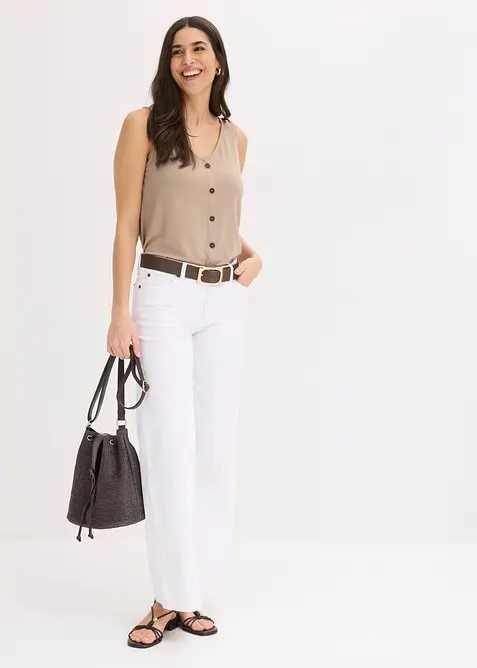 Top con bottoni, bonprix