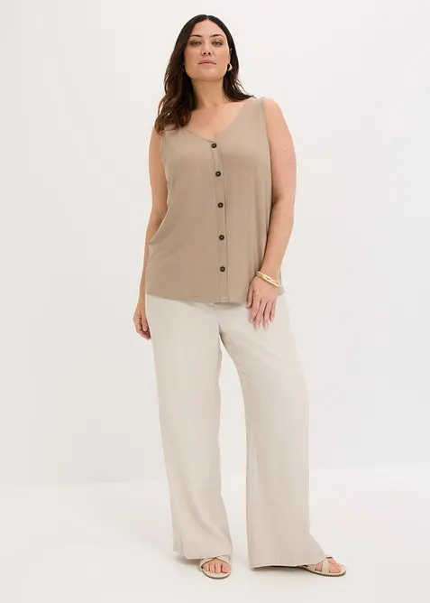 Top con bottoni, bonprix