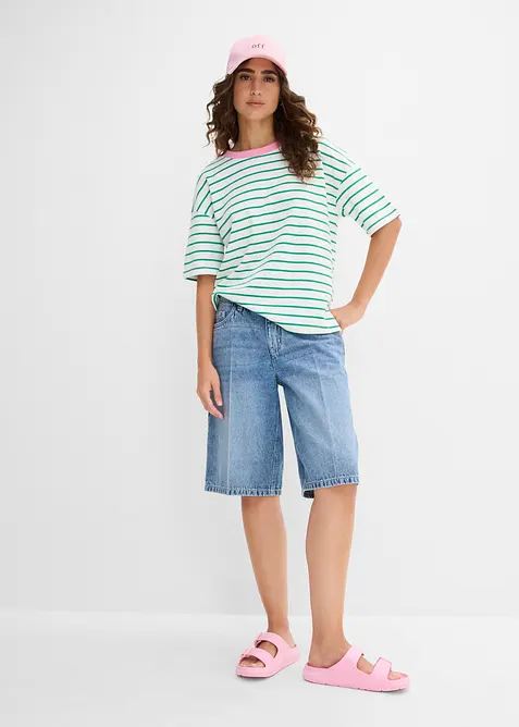 T-shirt oversize in puro cotone biologico, bonprix